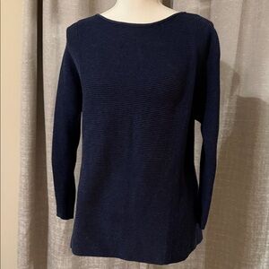 Navy Blue Women's Top